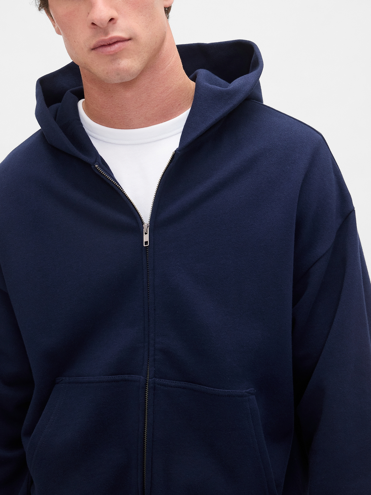 Adult Heavyweight Oversized Zip Hoodie | Gap