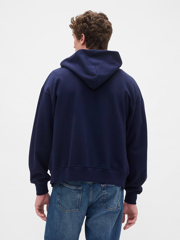 Image number 3 showing, Adult Heavyweight Oversized Zip Hoodie