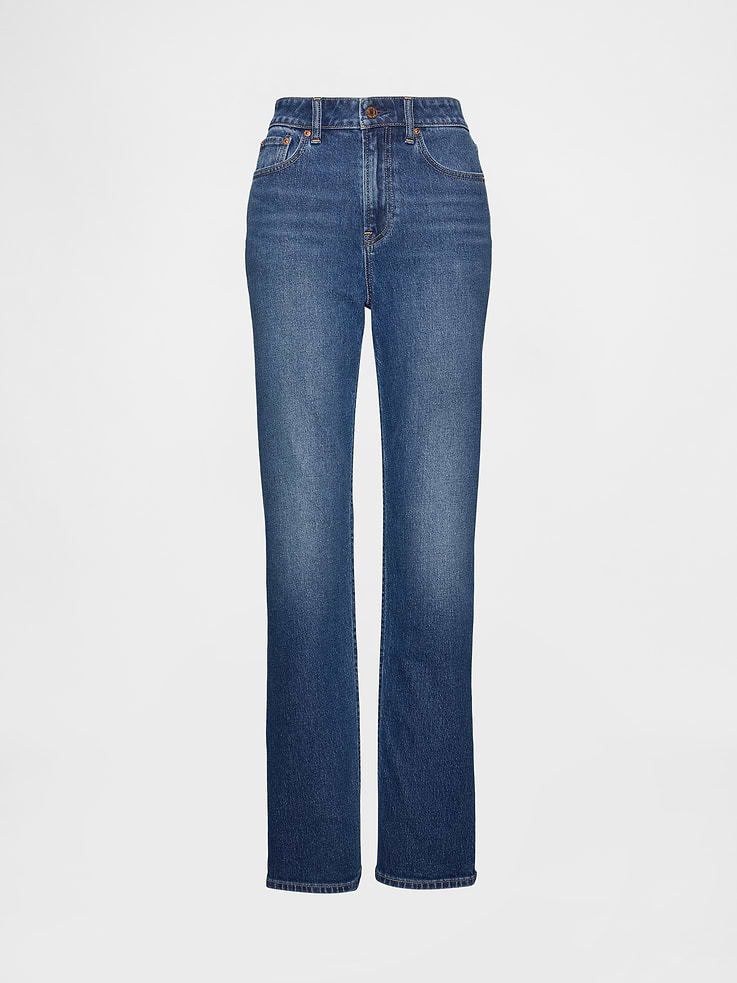 Image number 6 showing, Curvy High Rise '90s Slim Straight Jeans