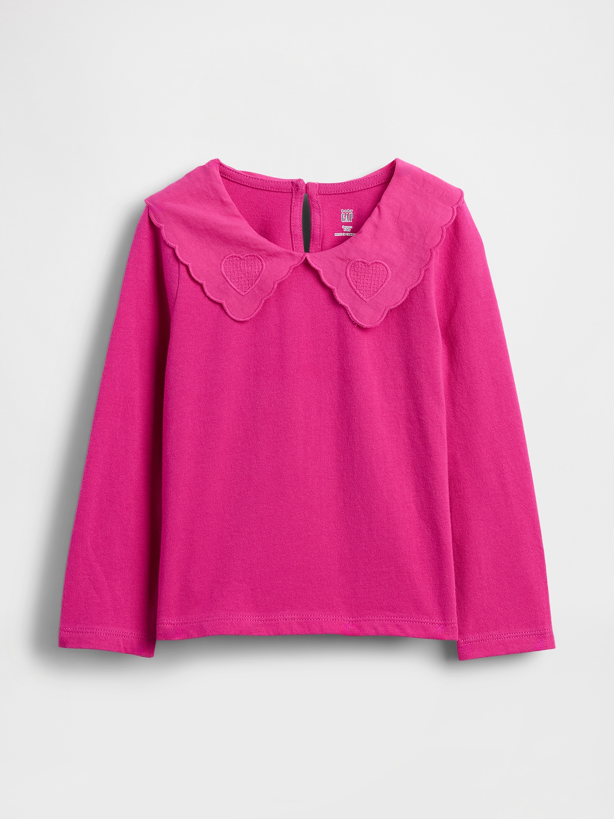 Baby & Toddler Heart Collar Top | Gap