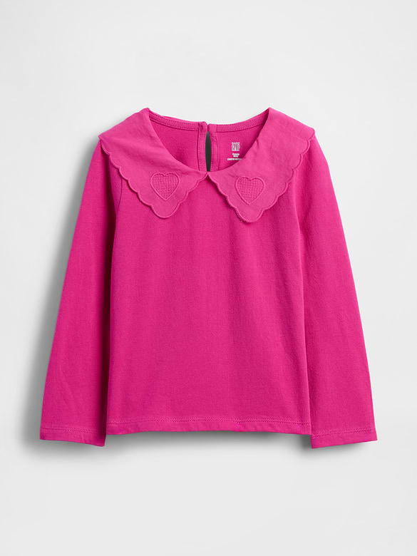 Baby & Toddler Heart Collar Top