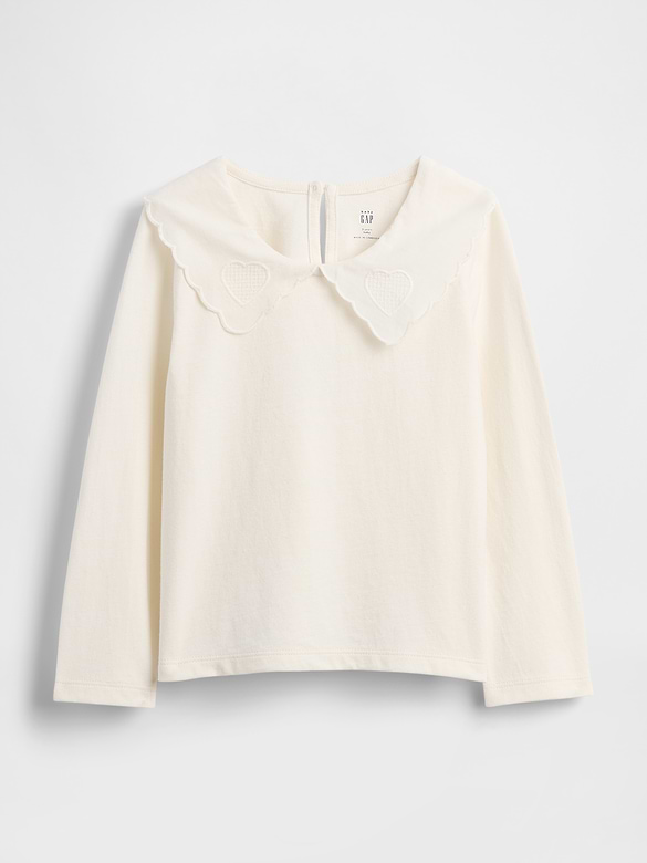 Baby & Toddler Heart Collar Top