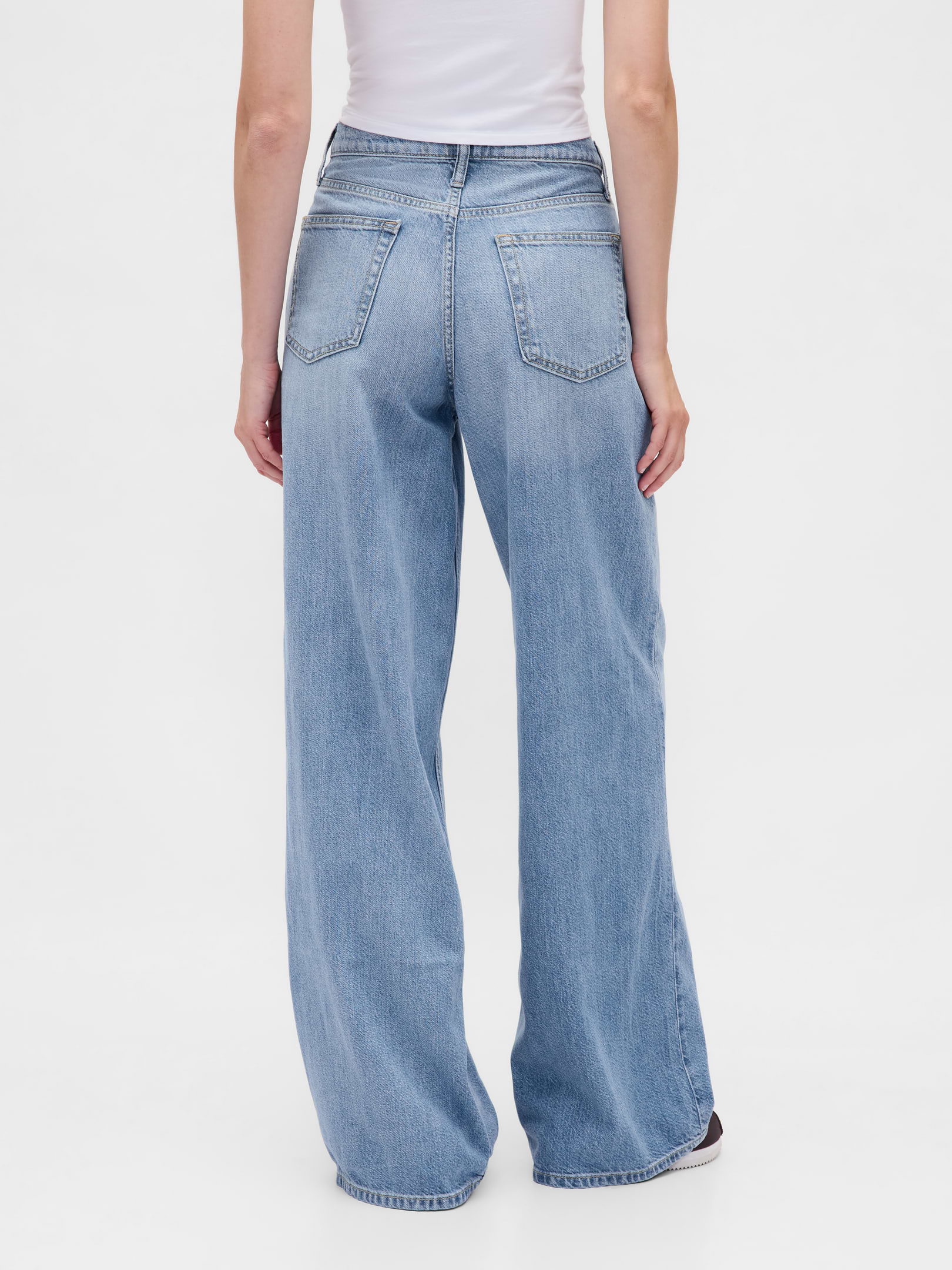 Image 4 of 7, Mid Rise UltraSoft Baggy Jeans