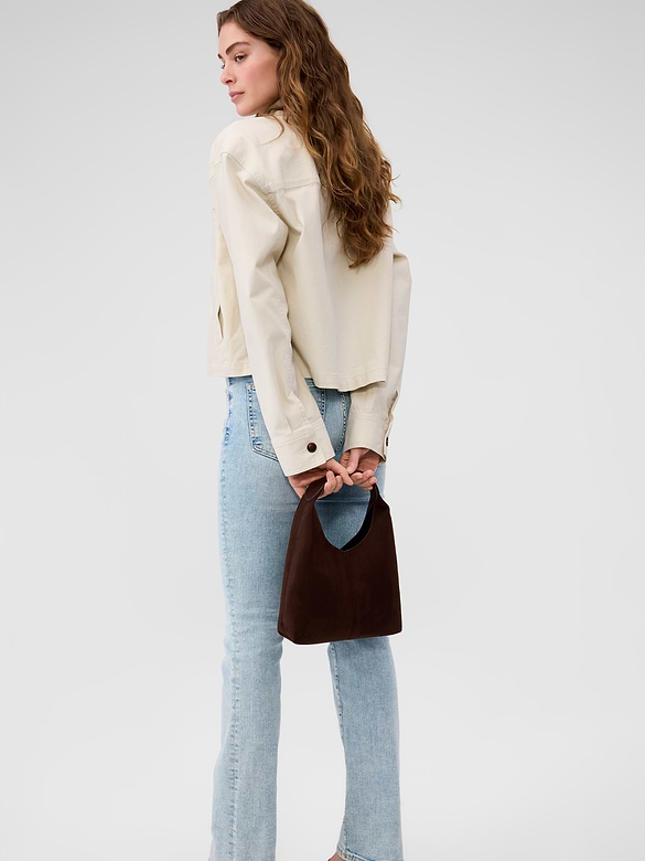 Mini Vegan-Suede Handbag