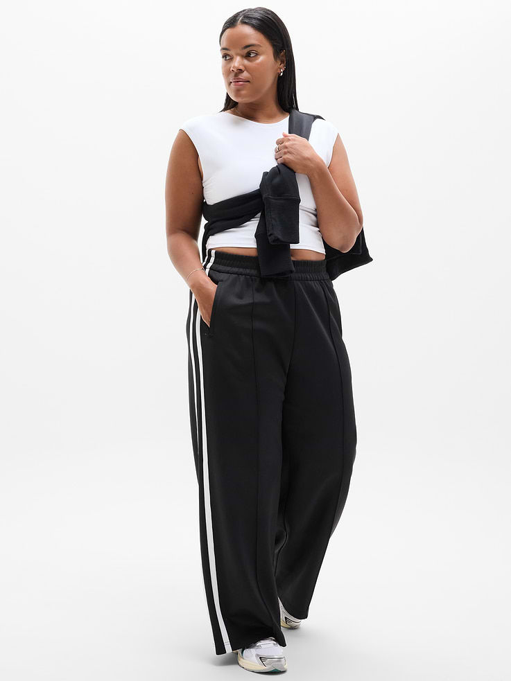 Image number 7 showing, Tempo Mid Rise Wide Leg Track Pant