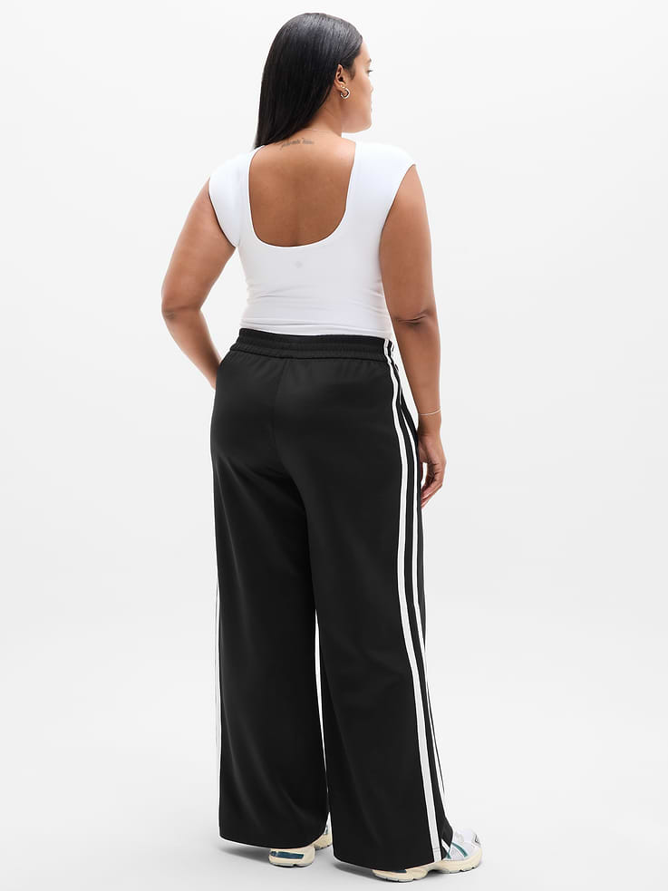 Image number 8 showing, Tempo Mid Rise Wide Leg Track Pant