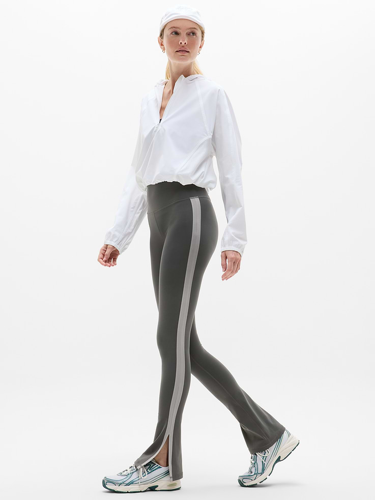 Image 2 of 7, Elation Ultra High Rise Sport Stripe Split Slim Flare