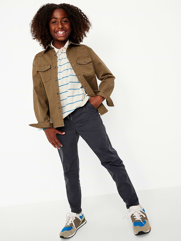Pantalon chino techno effilé à extensibilité intégrée pour Garçon
