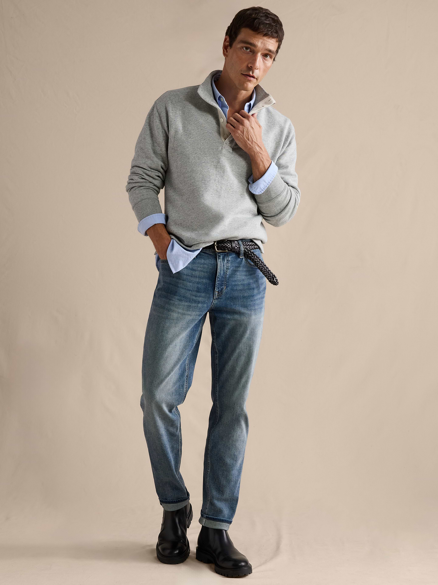 Image number 1 showing, Athletic Luxe Traveler Jean