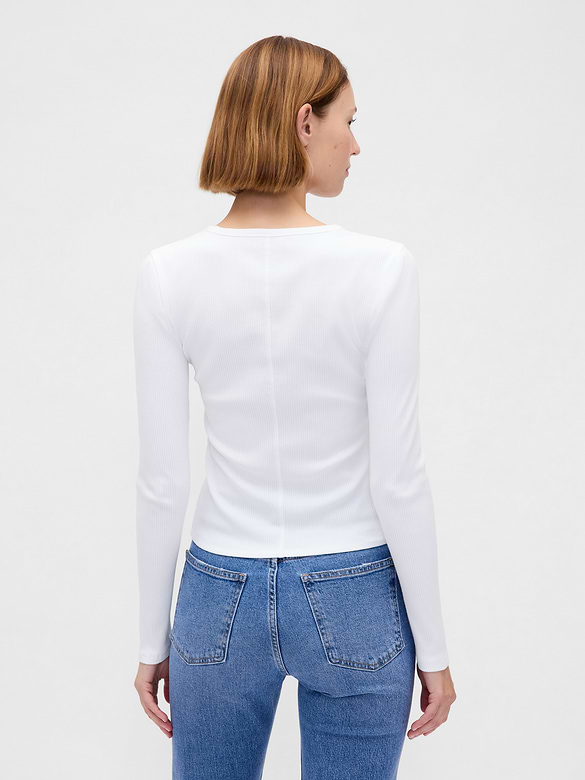 Modern Compact Rib Crop T-Shirt