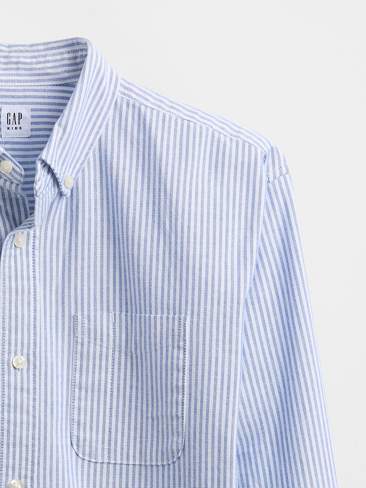 Image number 5 showing, Kids Uniform Relaxed Oxford Shirt