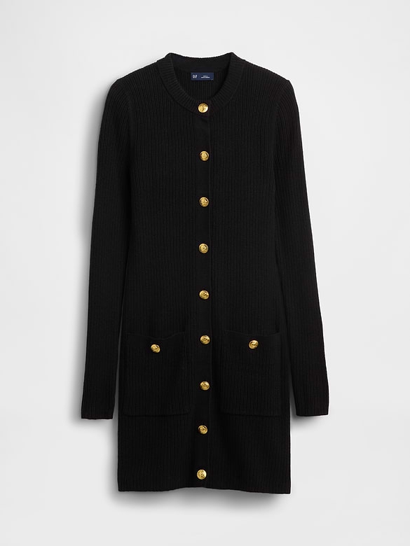 CashSoft Rib Pocket Mini Sweater Dress