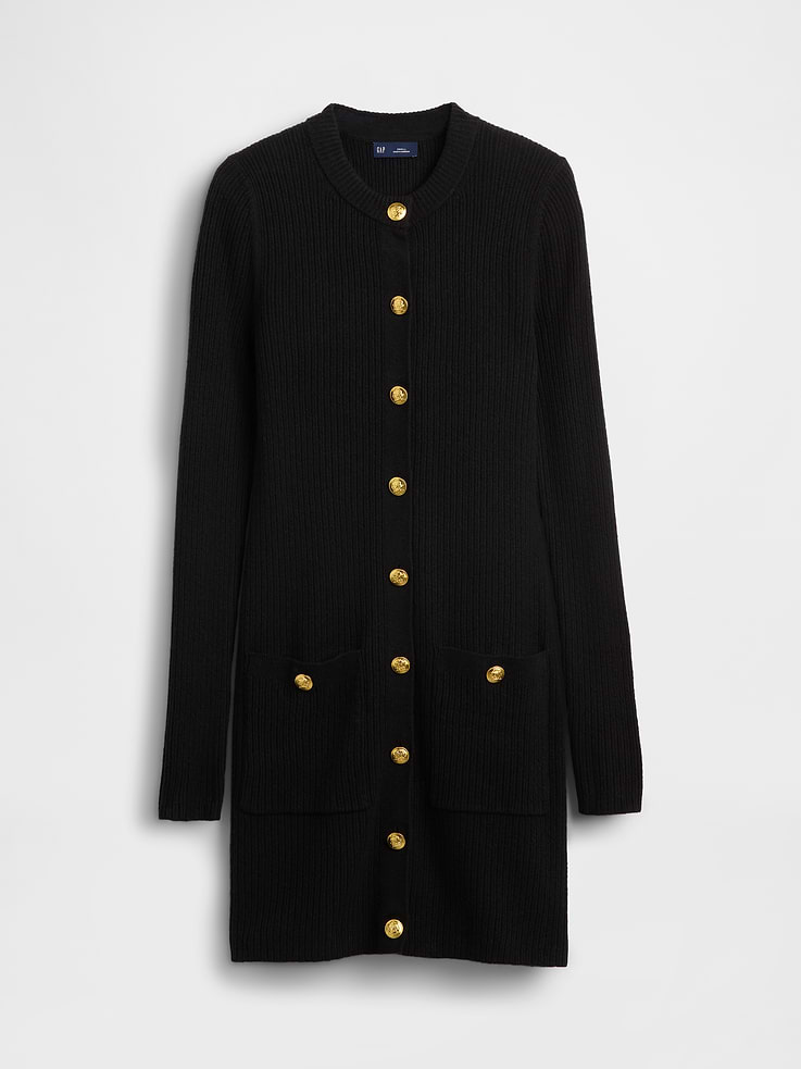 Image number 5 showing, CashSoft Rib Pocket Mini Sweater Dress
