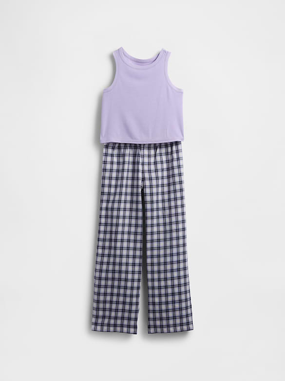 Kids Recycled Tank PJ Set