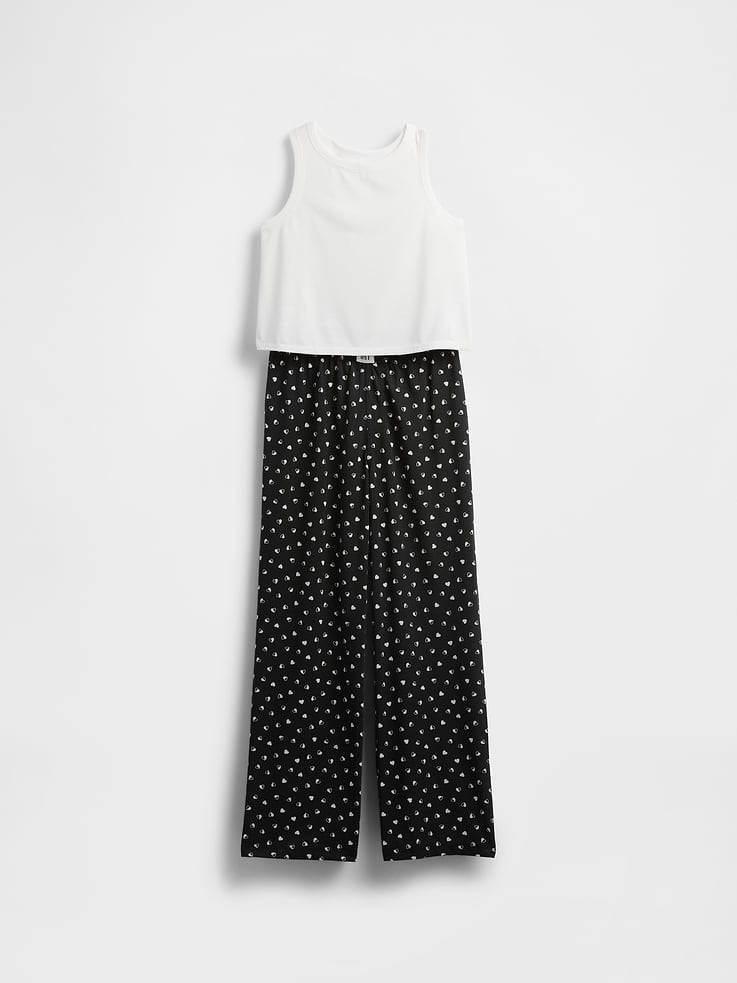 Image number 2 showing, Kids Recycled Tank PJ Set