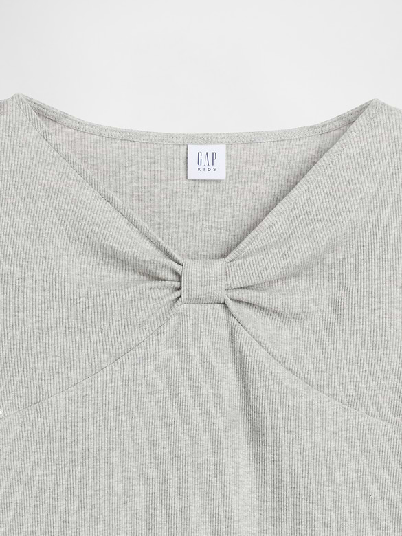 Kids Bow-Neck T-Shirt
