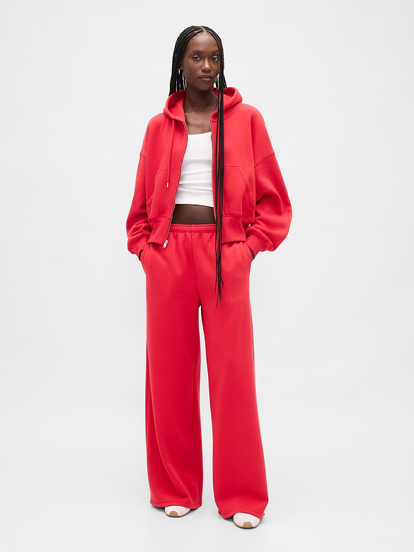 VintageSoft Baggy Wide-Leg Sweatpants