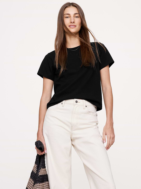 Vintage Cotton Crew-Neck T-Shirt