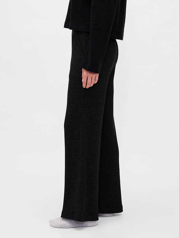 Waffle Wide-Leg PJ Pants