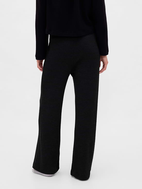 Waffle Wide-Leg PJ Pants