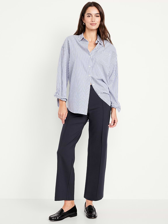 Extra High-Waisted Stevie Straight Pants