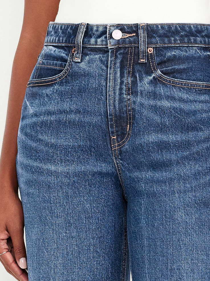 Image number 9 showing, Curvy Extra High-Waisted Wide-Leg Jeans