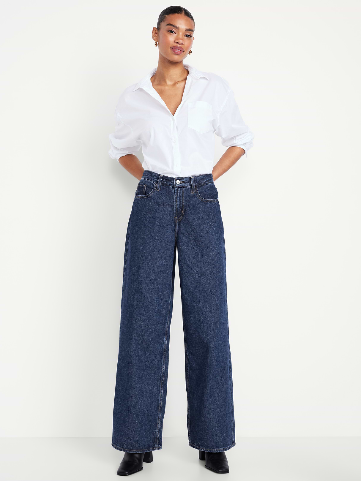 Mid-Rise Wow Baggy Wide-Leg Jeans - Celestia by Old Navy