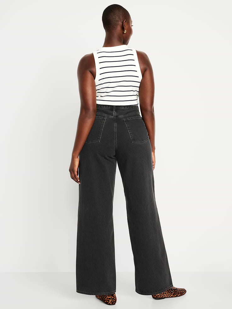 Image number 7 showing, Mid-Rise Wow Baggy Wide-Leg Jeans