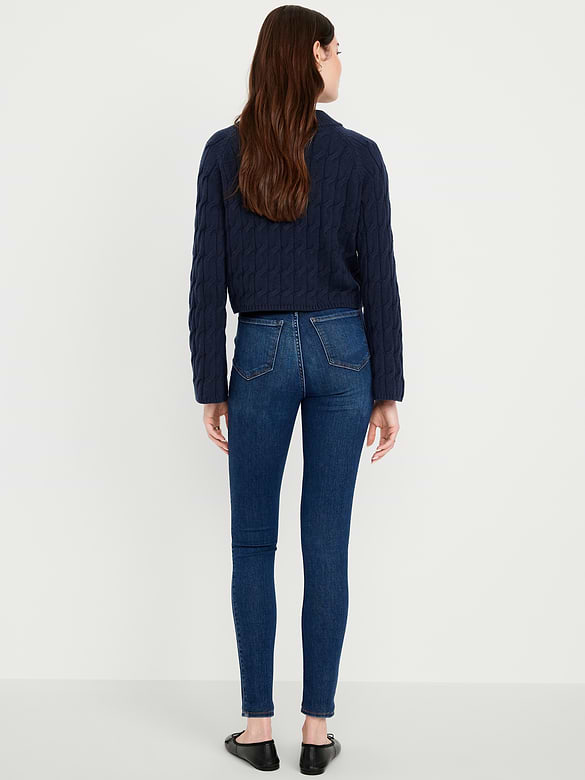 Extra High-Waisted Rockstar 360° Stretch Super-Skinny Jeans