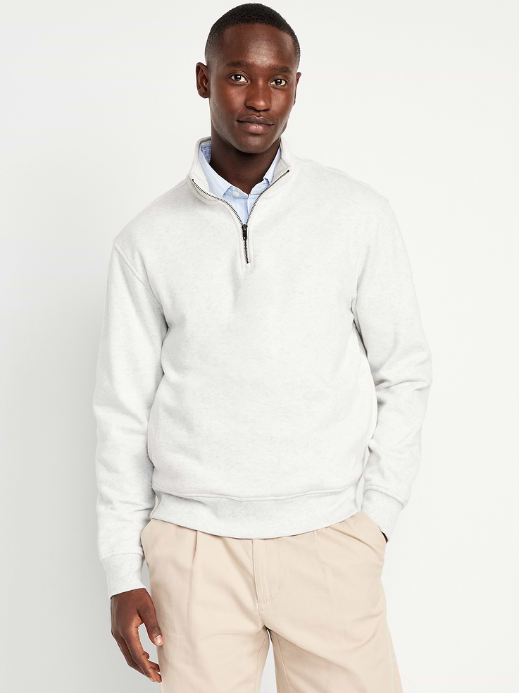 Image number 1 showing, Oversized Rotation Fleece Quarter Zip