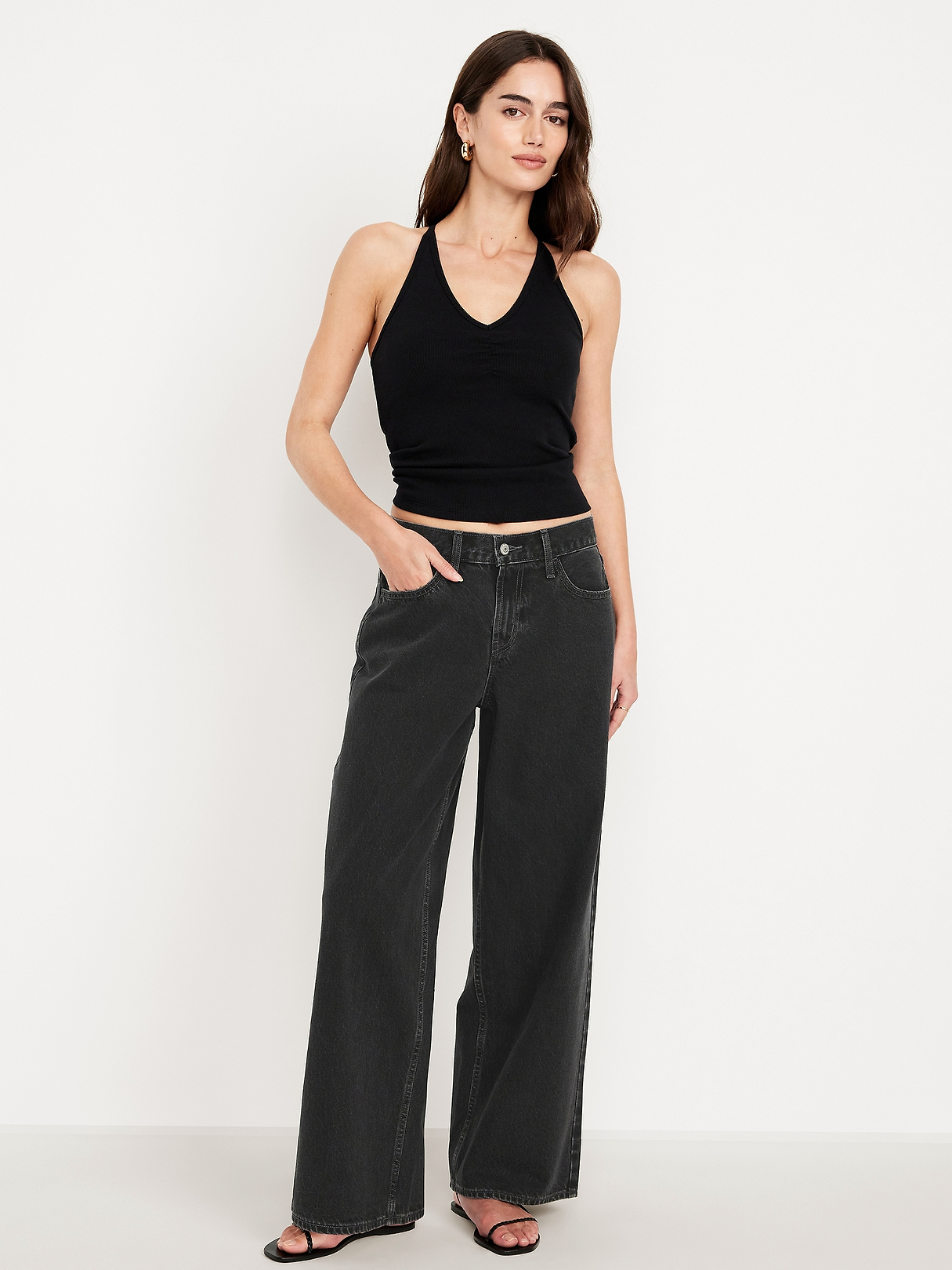 Mid-Rise Wow Baggy Wide-Leg Jeans | Old Navy