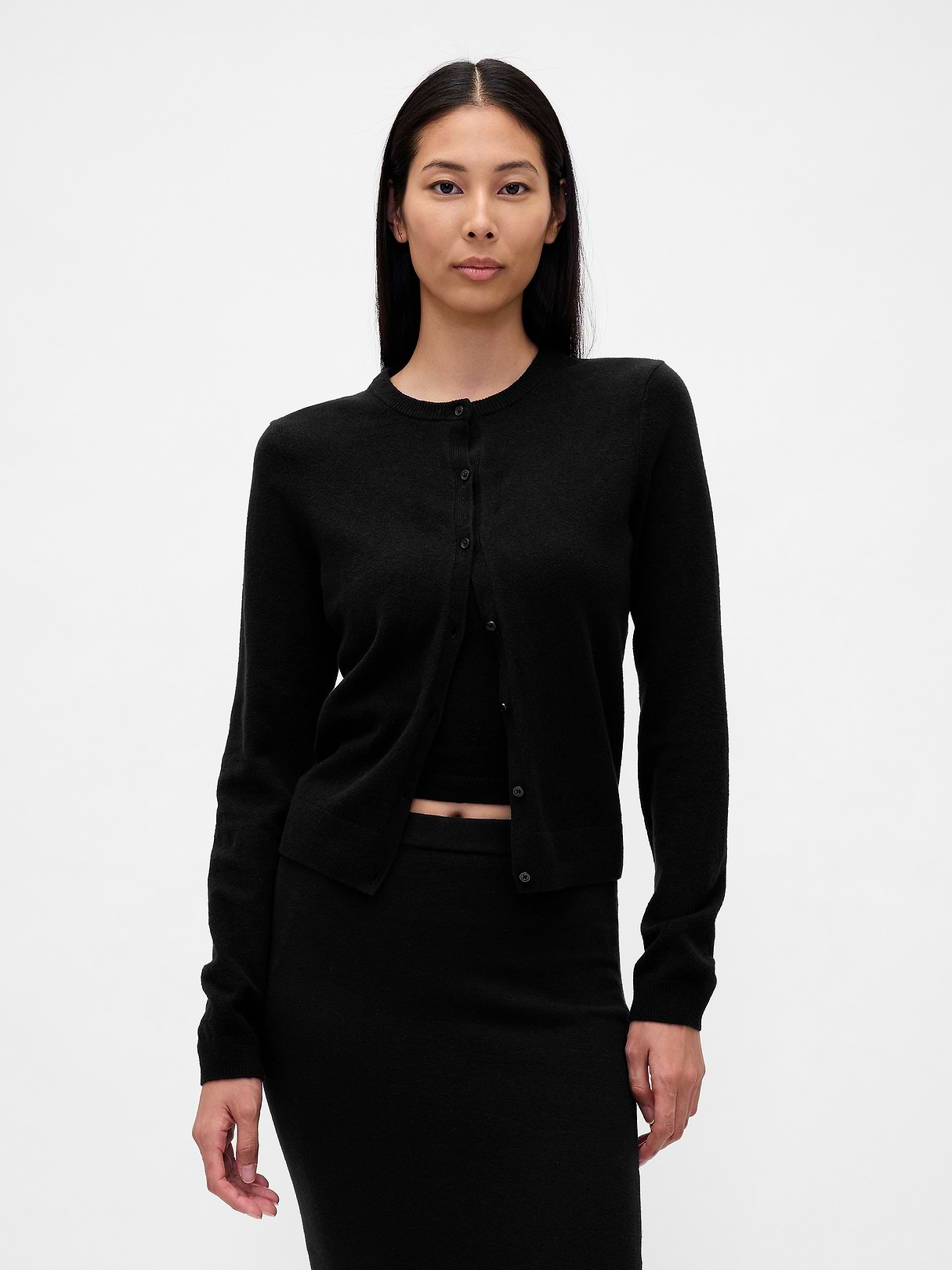 CashSoft Crop Cardigan | Gap