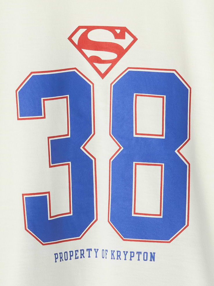 Image number 3 showing, Kids Superman Oversized Recycled PJ Jogger Set