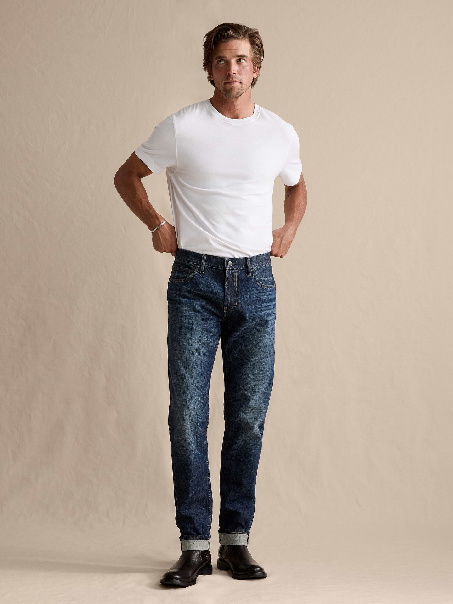 Image number 4 showing, Slim Selvedge Jean