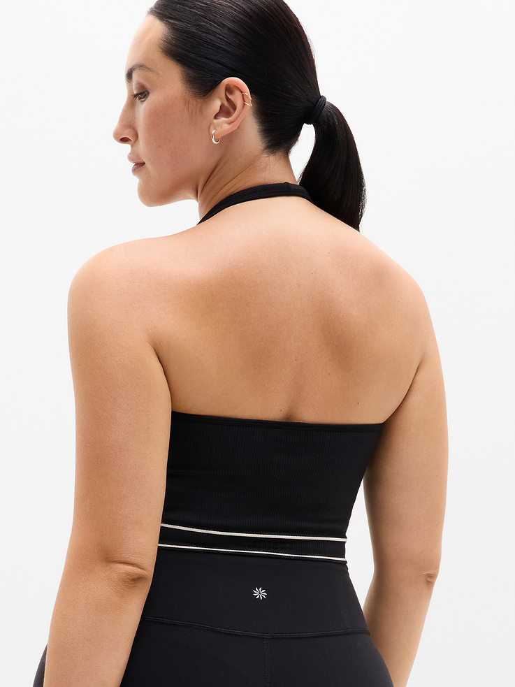 Image 6 of 6, Recharge Rib Seamless Halter
