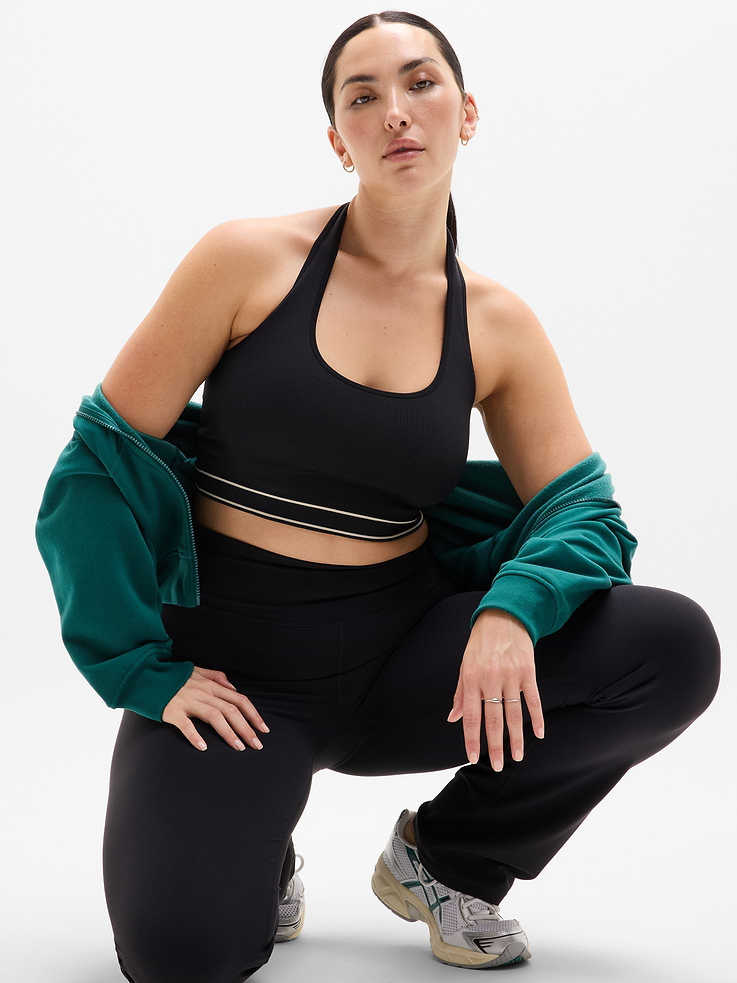 Image 5 of 6, Recharge Rib Seamless Halter