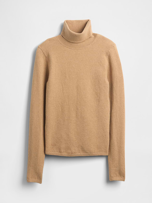 CashSoft Stretch Turtleneck Sweater