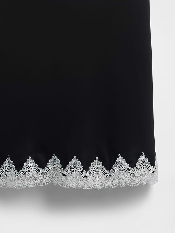 Image number 4 showing, Lace-Trim Maxi Skirt
