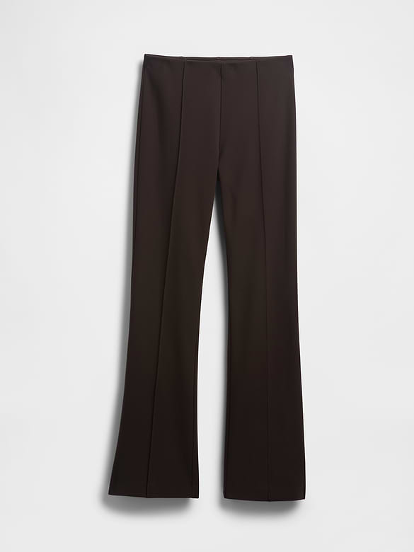 High Rise Double Knit Boot Pants