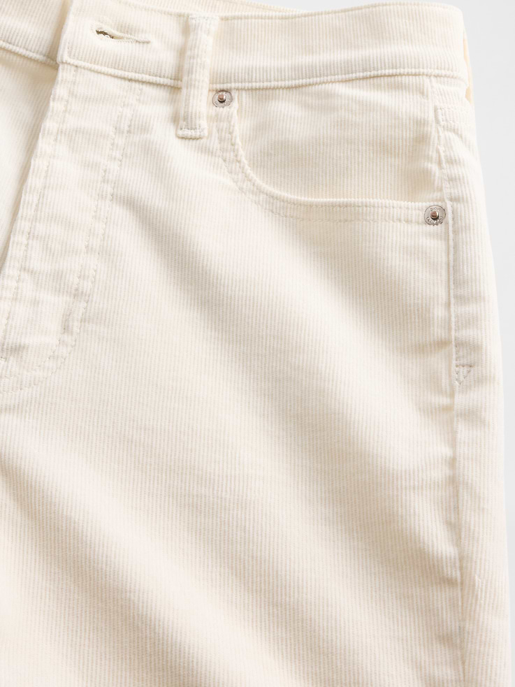 Image number 8 showing, High Rise Corduroy '90s Slim Straight Pants