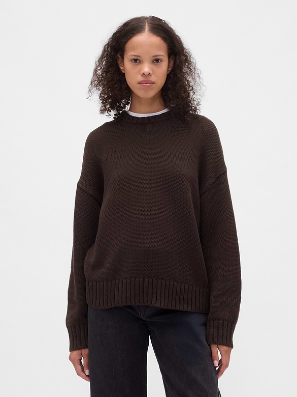 100% Cotton Relaxed Sweater