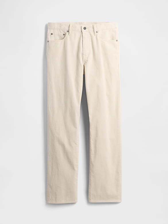 Corduroy Relaxed Straight Pants