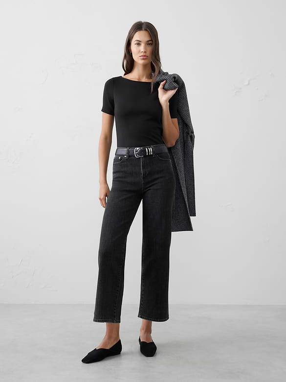 Soft Touch Seamed Top