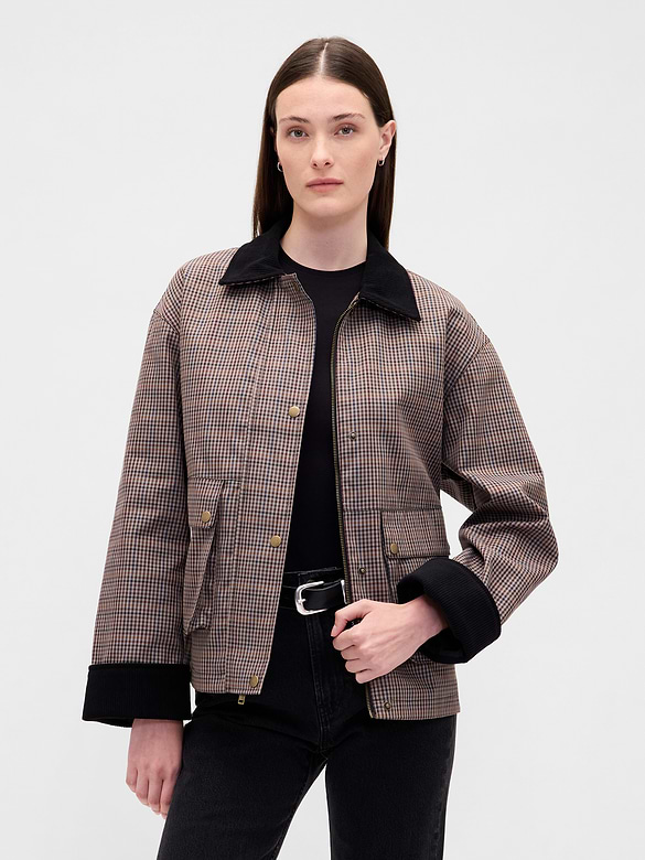 Plaid Barn Jacket