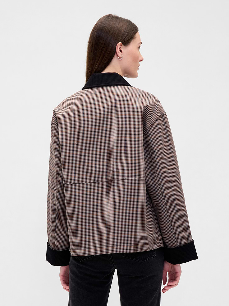 Image number 3 showing, Plaid Barn Jacket