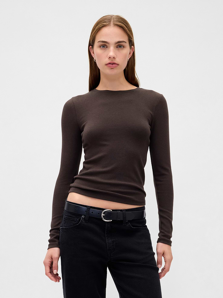 Image number 1 showing, Modern Crewneck T-Shirt