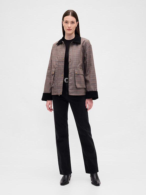 Plaid Barn Jacket