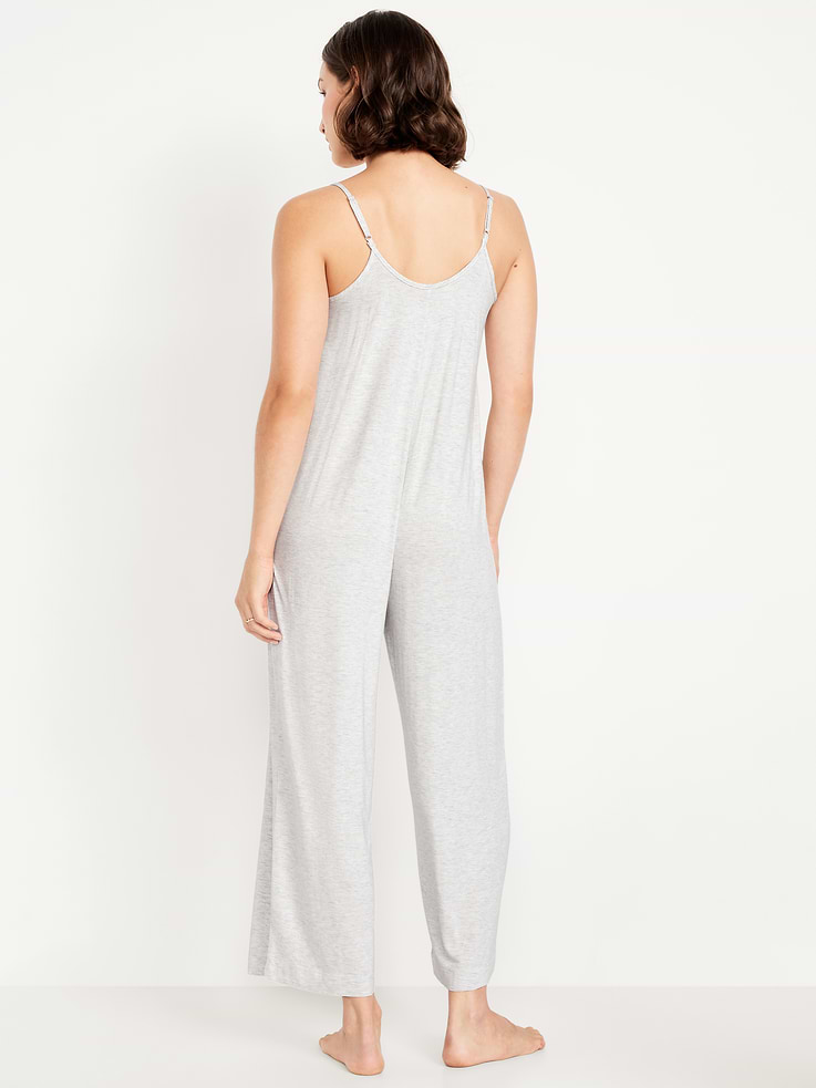 Image number 2 showing, Knit Jersey Pajama Jumpsuit