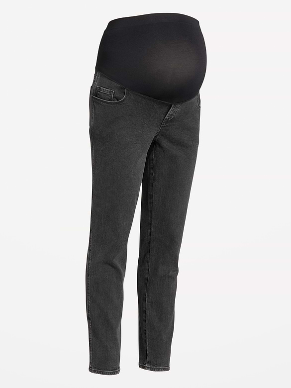 Maternity Full-Panel Vintage Slim Jeans