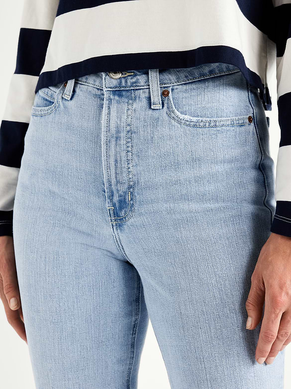 Extra High-Waisted Straight Jeans
